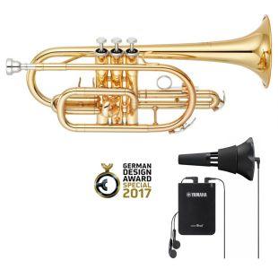 Silent Cornet Pack with Yamaha YCR2310III Trumpet & SB-7X Silent Brass System