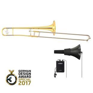 Silent Trombone Pack YSL-354E Bb Tenor Trombone with SB5X Silent Brass System