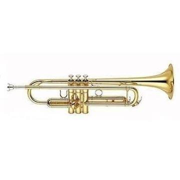 Miniature Trumpet Gold Brass Metal 2 1/4 long Instrument with