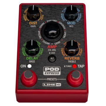 Line 6 Introduces POD Express Guitar and Bass Processors