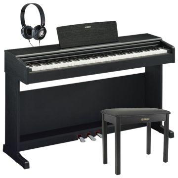 Piano Yamaha YDP 145 WH blanc mat pack premium - Dorélami