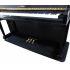 Heat Resistant Piano Carpet in Black 
