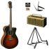 Tobacco Brown Sunburst Guitar, THR5A Amp, Capo, Heli-stand and Plectrums