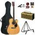 Natural Finish with THR5A Amp, Capo, Plectrums, Guitar Bag and Stand