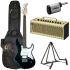 Guitar Black Finish, THR10WII Amp, YW10T Wireless Transmitter, Bag &amp; Stand