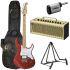 Metallic Red Guitar, THR10WII Amp, YW10T Wireless Transmitter, Bag &amp; Stand