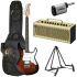 Old Violin Sunburst Finish Guitar, THR10WII Amp, YW10T Wireless Transmitter, Bag &amp; Stand