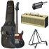 Guitar in Translucent Black Finish, THR30II Wireless Amp, G10TII Relay, Softcase and Stand