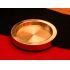 Large Piano Castor Cup in  Polished Brass 80mm (Single)