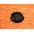 Small Piano Castor Cup in Black Wood 45mm (Single)