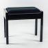 In Polished Ebony Finish with Black Dralon Seat Top