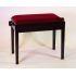 In Dark Rosewood Finish With A Bordeaux Red Dralon Seat Top