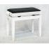 Polished Brilliant White Finish With Black Dralon Seat Top