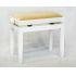 Polished Brilliant White Finish With Ice White Dralon Seat Top