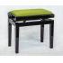 Polished Ebony Finish With Green Dralon Seat Top