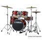JJK6F5CRSET Manu Katché Junior Drum Kit in Cranberry Red Finish
