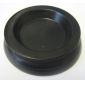 Medium Piano Castor Cup in Black Wood 70mm (Single)