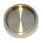 Small Piano Castor Cup in Polished Brass 40mm (Single)