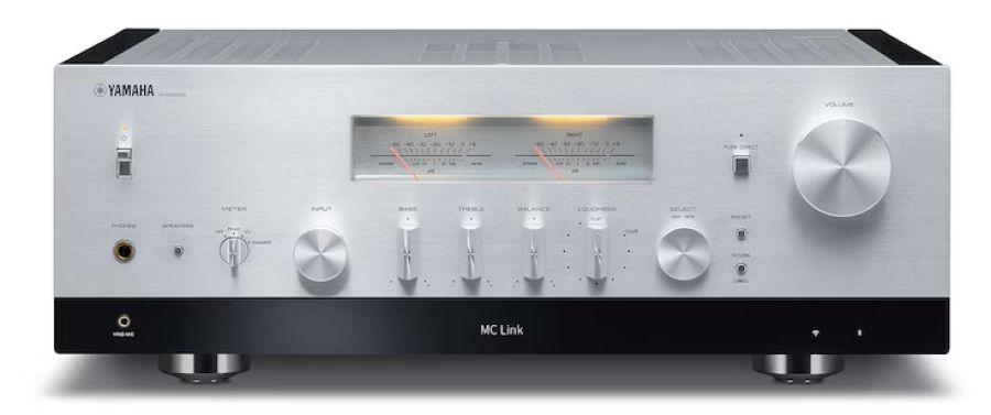 R-N2000A Network HiFi Receiver in Piano Black &amp; Silver Finish