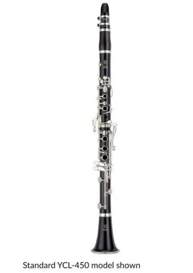 YCL-450E Intermediate Bb Clarinet with Grenadilla Body and Silver Plated Keys