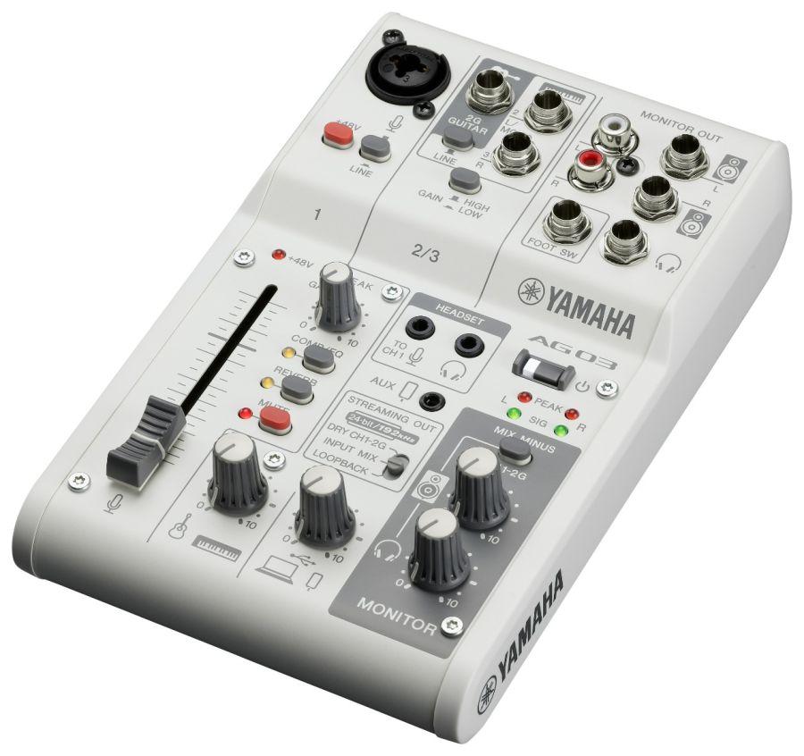 AG03MK2 White Live Streaming Mixer