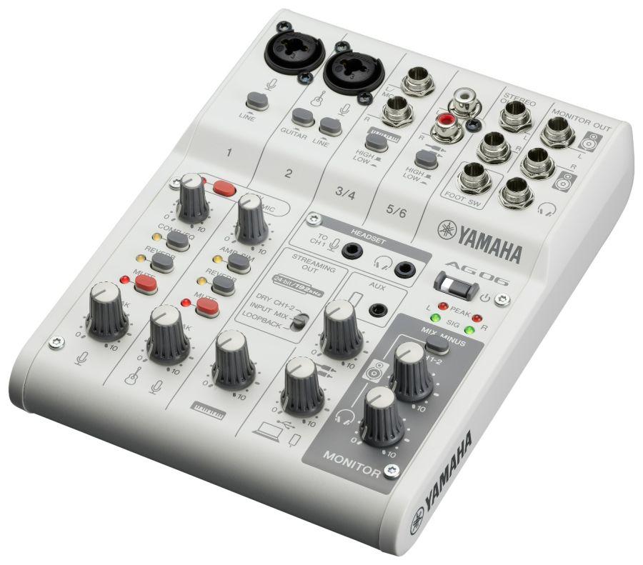 AG06MK2 White Live Streaming Console