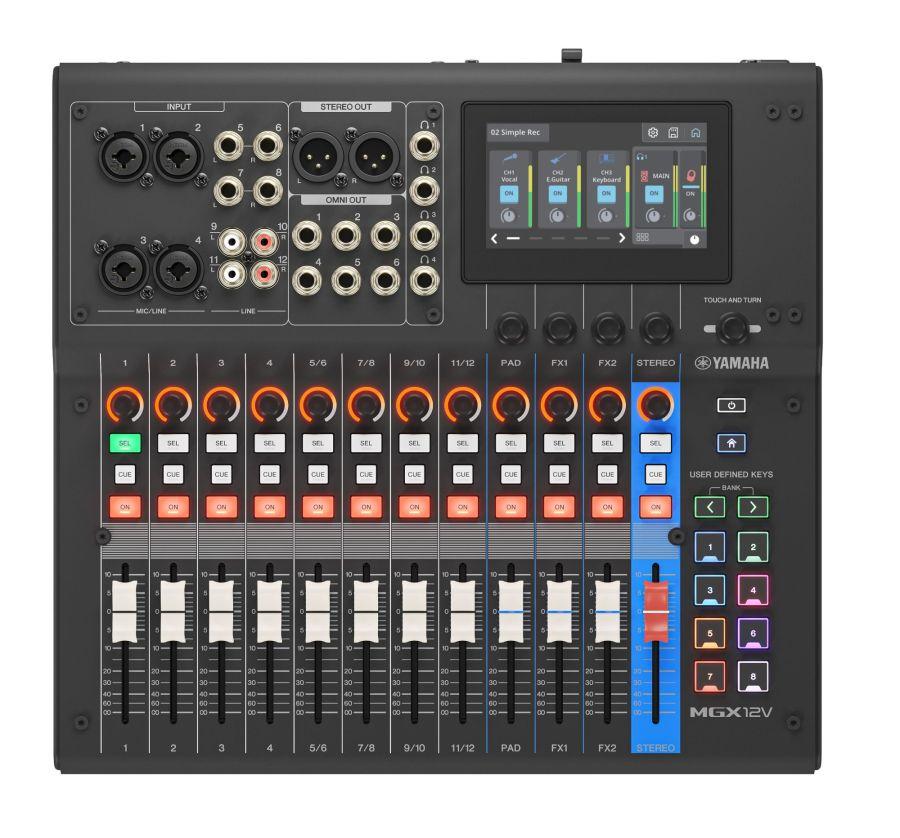 MGX12V Mixer 18-Channel Digital Mixing Console with Video Interface