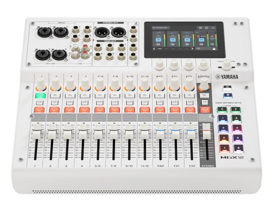 MGX12 Mixer White 18-Channel Digital Mixing Console