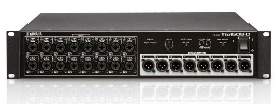 Tio1608-D Dante-Equipped I/O Unit &amp; Stagebox For TF Series Mixers