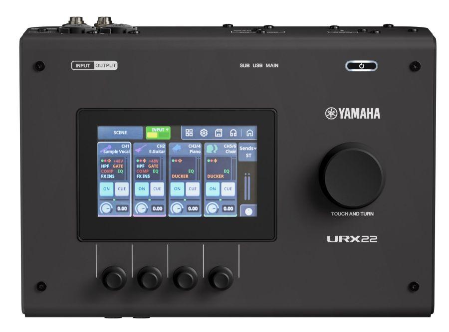 URX22 Digital Audio Interface in Black