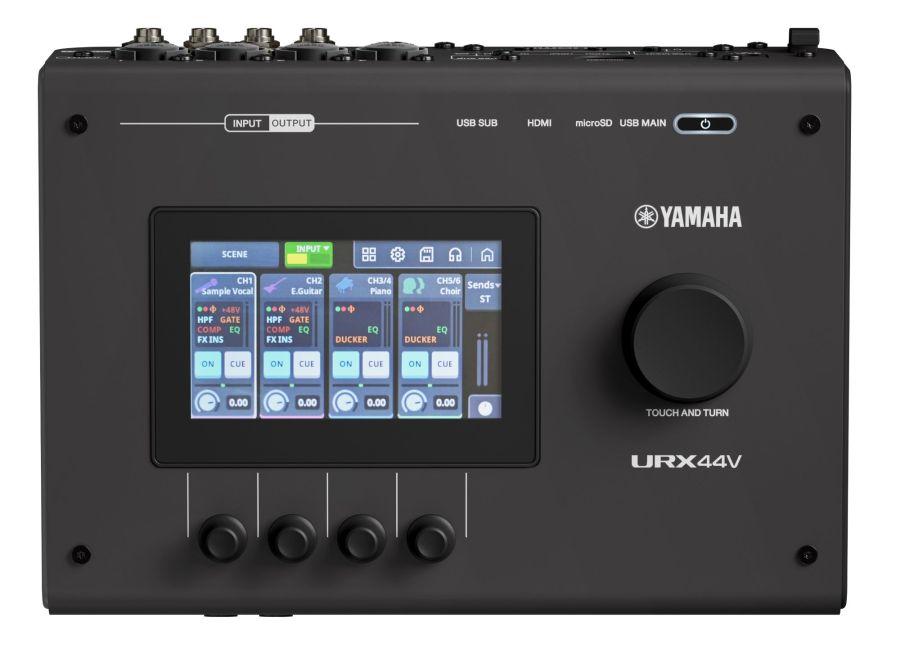 URX44V Digital Audio/Video Interface in Black