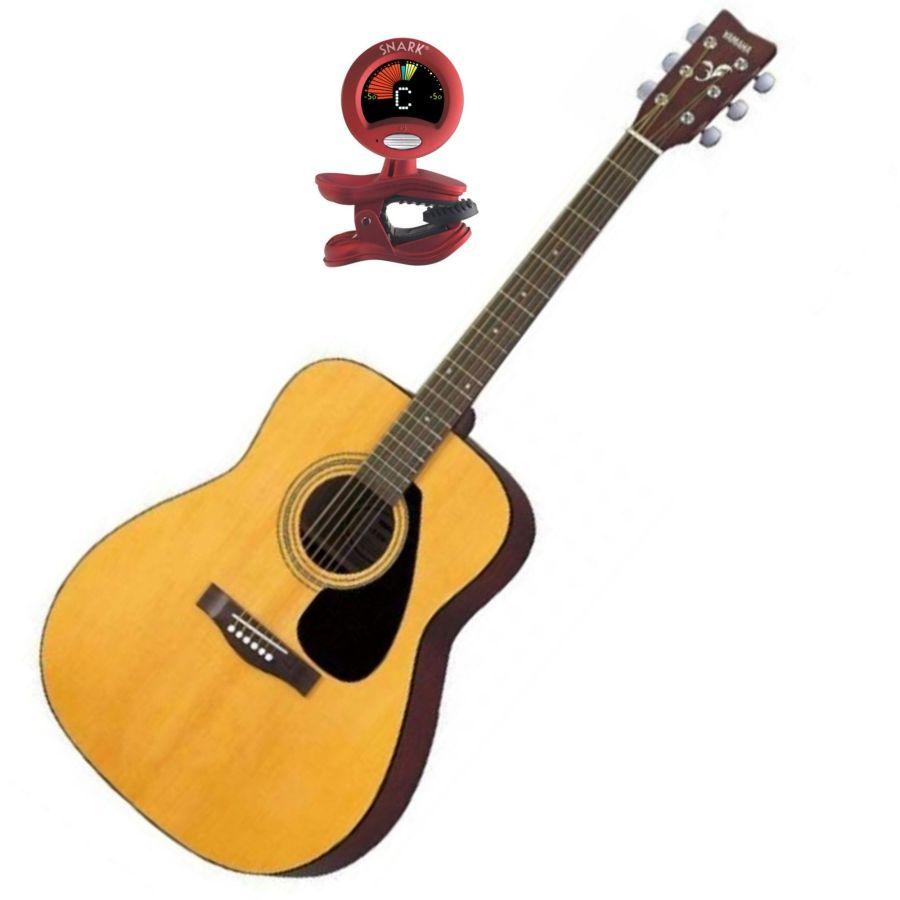 F310ii Acoustic Guitar with Quik Tune Snark ST-2 Clip-On Chromatic Tuner