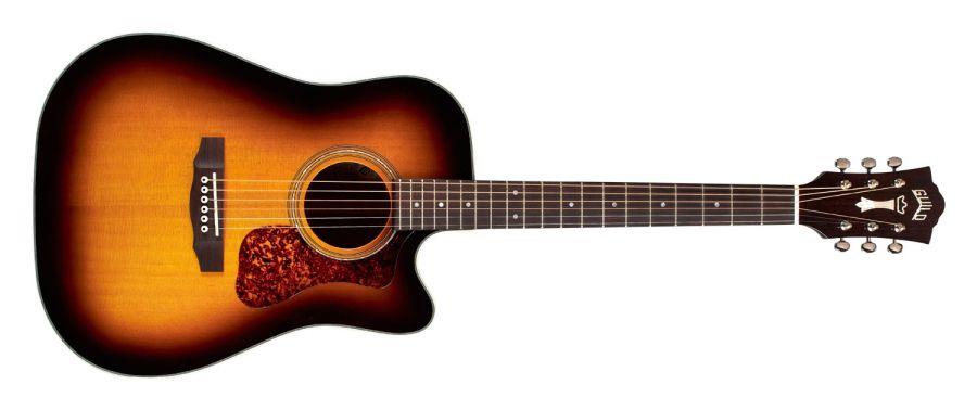 D-140CE Dreadnought Acoustic Guitar in Antique Burst finish