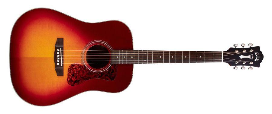 D-140 Dreadnought Acoustic Guitar in Cherry Burst finish