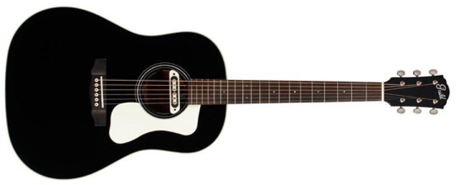 DS-240E Memoir Dreadnought Acoustic Guitar in Black finish