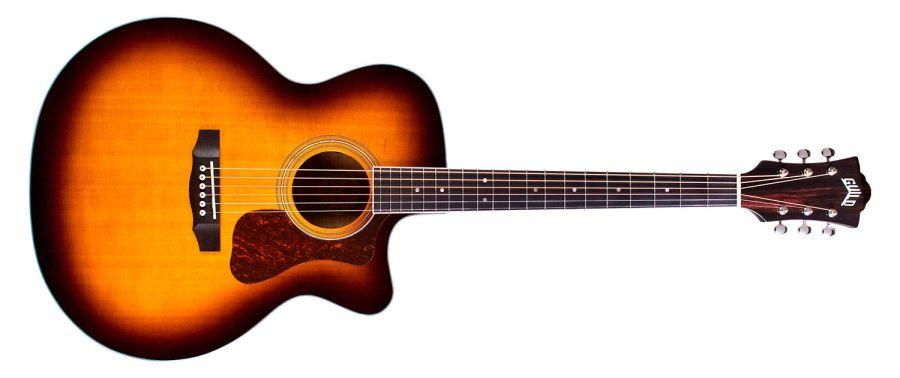 F-250CE Jumbo Acoustic Guitar in Antique Burst finish