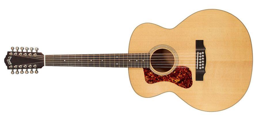 A Grade Refurbished F-2512E Maple Left-Handed 12-String Jumbo Acoustic Guitar