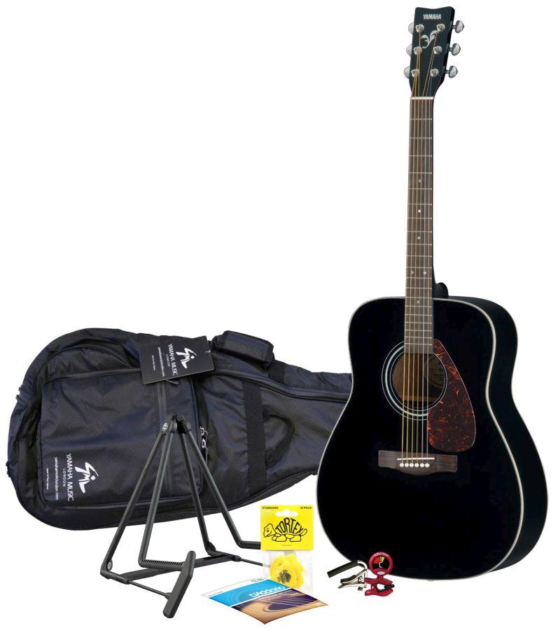 F370 Black Acoustic Guitar Package