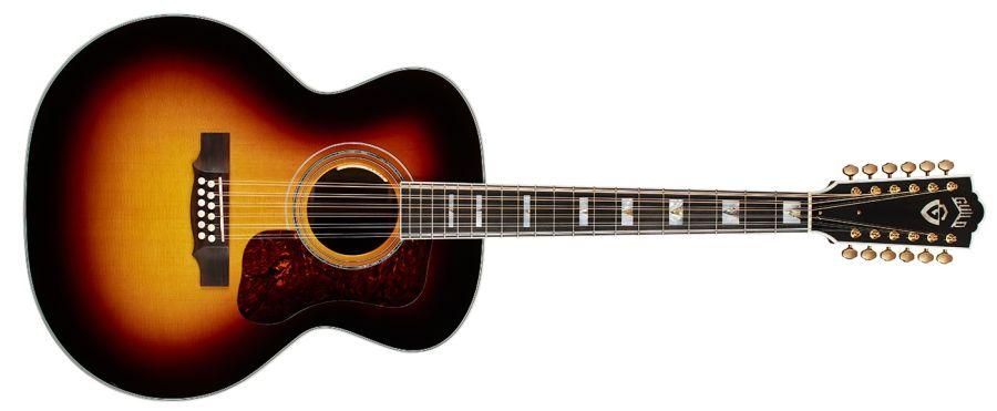 F-512E Jumbo Acoustic Guitar in Antique Burst finish