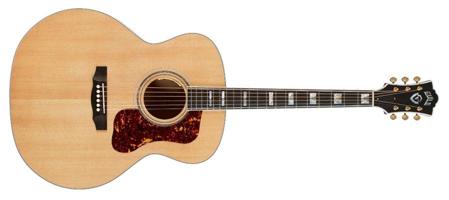 F-55E Maple Jumbo Acoustic Guitar in Blonde finish