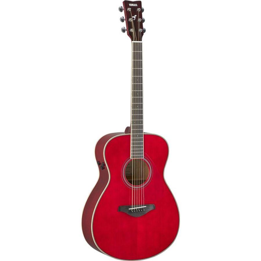 FS-TA TransAcoustic Guitar In Raspberry Red Finish