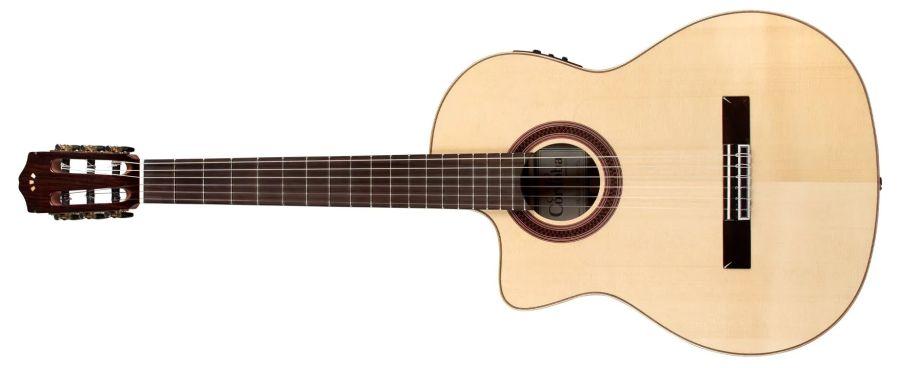 GK Studio Negra Left-handed Classical Guitar