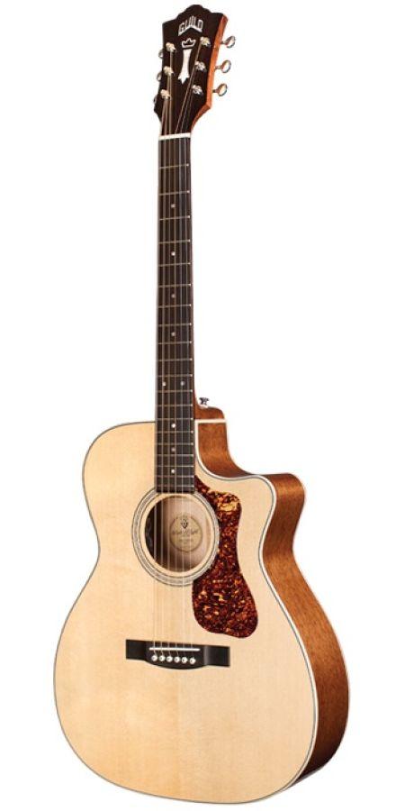 OM-140CE Orchestra Acoustic Guitar in Antique Burst finish