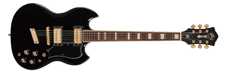 Polara Kim Thayil Electric Guitar in Black finish