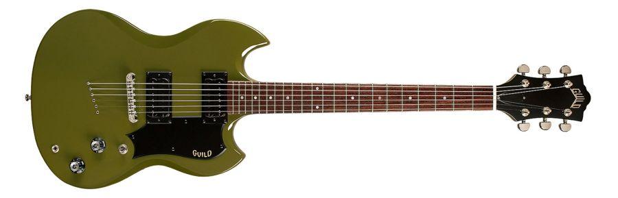 Polara Electric Guitar in Phantom Green finish