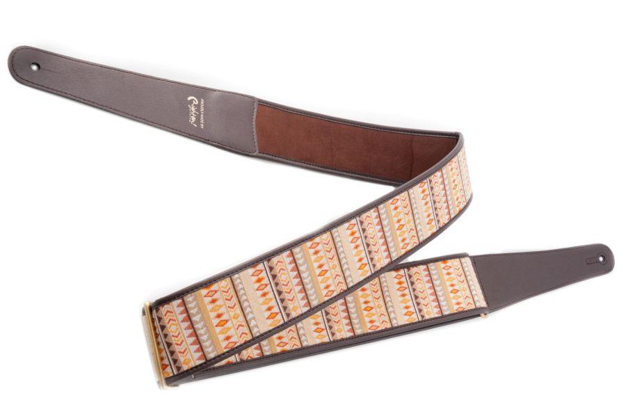 RightOn! Guitar Strap Artisan in Brown