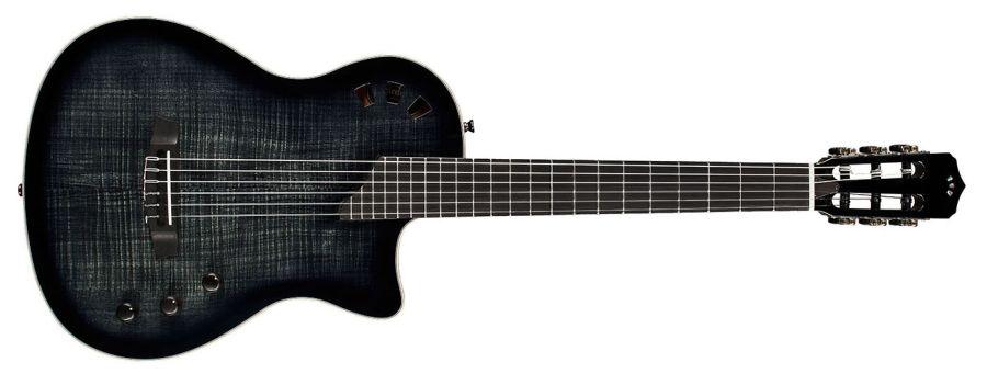 A Grade Refurbished Stage Black Burst W/B Classical Guitar