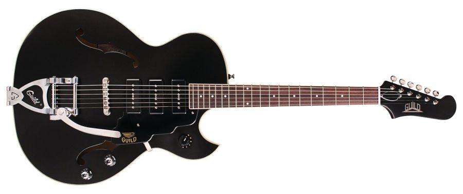 STARFIRE I JET 90 Electric Guitar in Satin Black finish