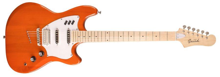 Surfliner Electric Guitar in Sunset Orange finish