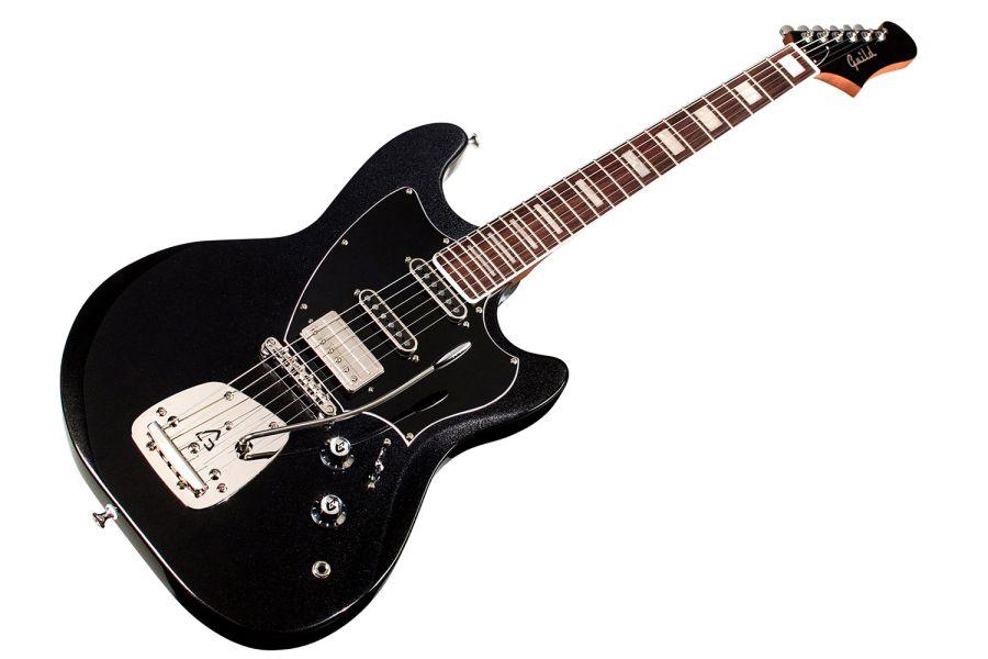 Guild Surfliner Deluxe Electric Guitar in Black finish